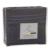 Fast Furnishings King Size Microfiber Sheet Set in Charcoal Stone Gray